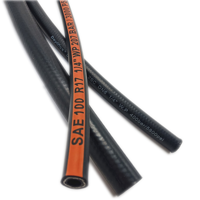 oem black wire spiral hydraulic hose